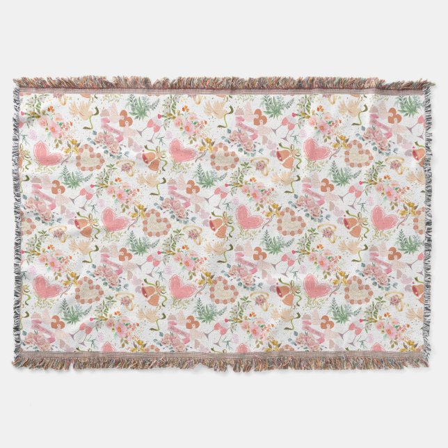 Cobertor Padrão de ornamentos de casamento (Frente)