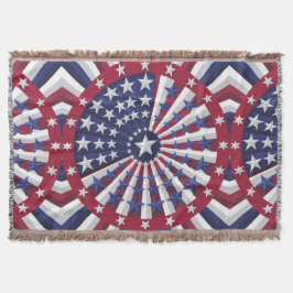 Cobertor Padrão de Sinalizador Isométrico EUA