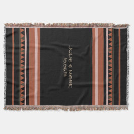 Cobertor Padrão de Triângulo Ocidental