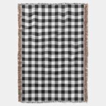 Padrão De Verificação De Gingham Branco E Preto El