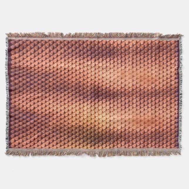 Cobertor Padrão digital abstrato moderno design 1232 (Frente)