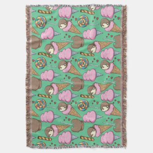 Cobertor padrão do sorvete   Padrão do lombo   pirulito 29