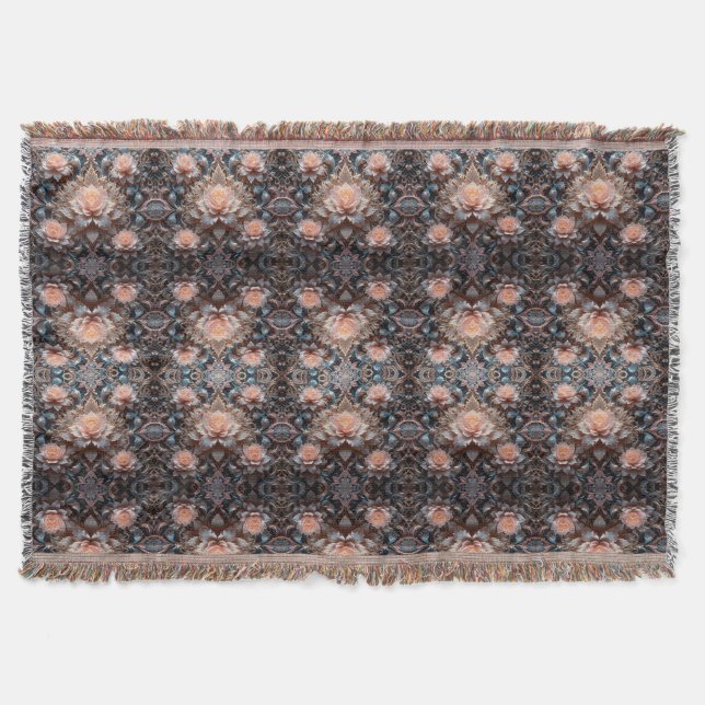 Cobertor Padrão do ventilador rosa (Frente)