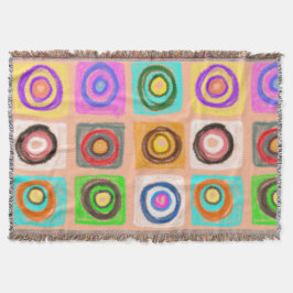 Cobertor padrão dos círculos