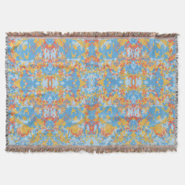 Cobertor Padrão Exclusivo do Azul Abstrack