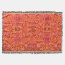 Cobertor Padrão Exclusivo do Vermelho Abstrack