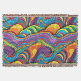 Cobertor Padrão geométrico de abstrato 34 - Throw Blanket