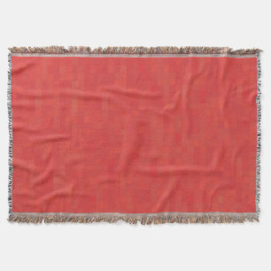Cobertor Padrão moderno abstrato vermelho minimalista elega