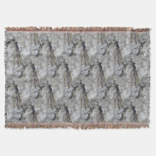 Cobertor Padrão Natural de Damselfly Roxo