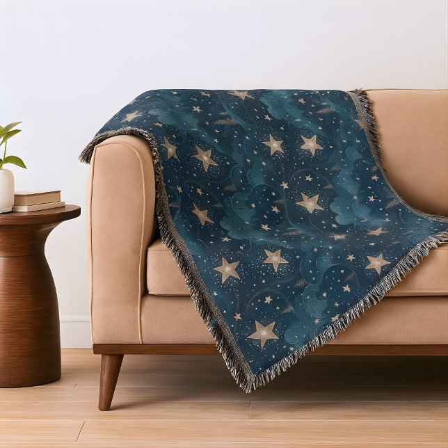 Cobertor Padrão Noite Estrelada (Criador carregado)