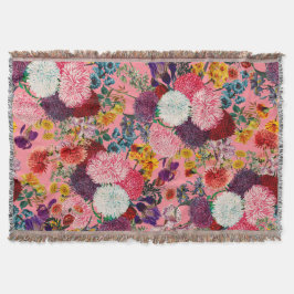 Cobertor Padrão Rosa Floral