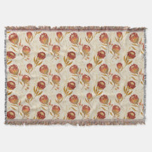 Padrão Rosa Floral do Deserto da Protea Flor