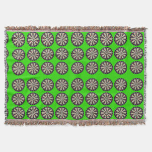 Cobertor Painéis Em Verde,