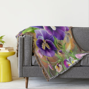 Cobertor Painéis roxos - AI ART