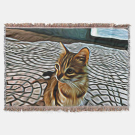 Cobertor Painting Linda Cat