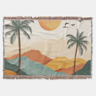 Cobertor Paisagem Boho Abstrato (16)