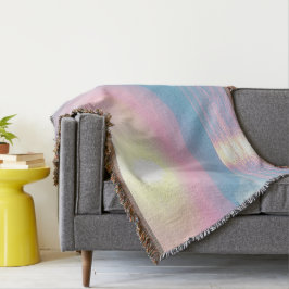 Cobertor Paisagem mágica no pôr do sol rosa