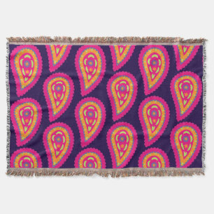 Cobertor Paisley Colorido