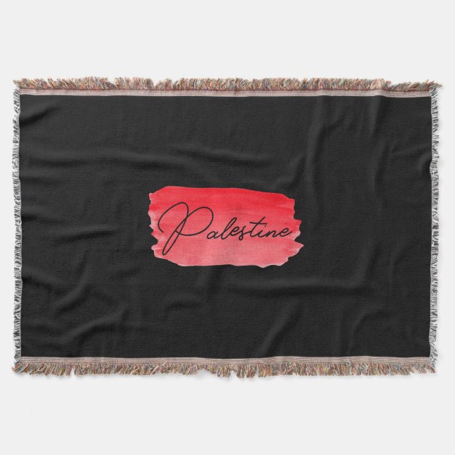 Cobertor Palestina Gaza Livre (Frente)