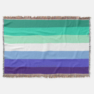 Cobertor Paleta da bandeira de homens gays trans-inclusivos