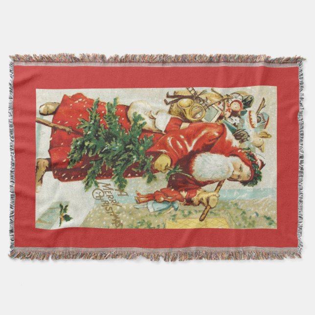 Cobertor Papai Noel - Aberto (Frente)