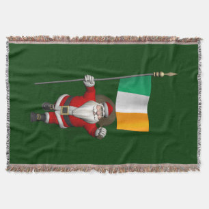 Cobertor Papai Noel Com Alferes Da Irlanda
