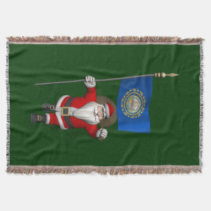 Cobertor Papai Noel Com Alferes De New Hampshire