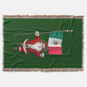 Cobertor Papai Noel Com Alferes Do México