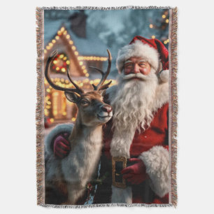 Cobertor Papai Noel Joga Banheira