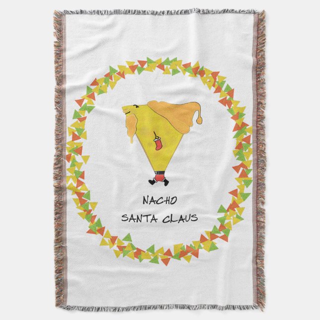 Cobertor Papai Noel Nacho com Chips (Frente Vertical)