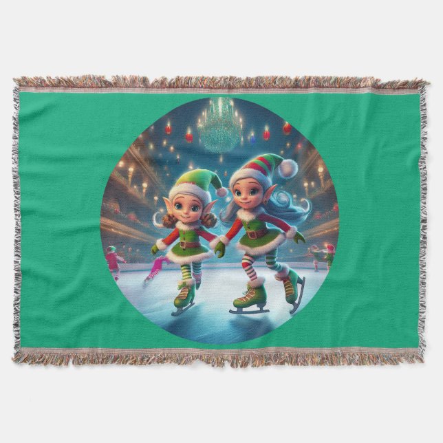 Cobertor Papais noeis Pequenos Auxiliares São Despejos De G (Frente)