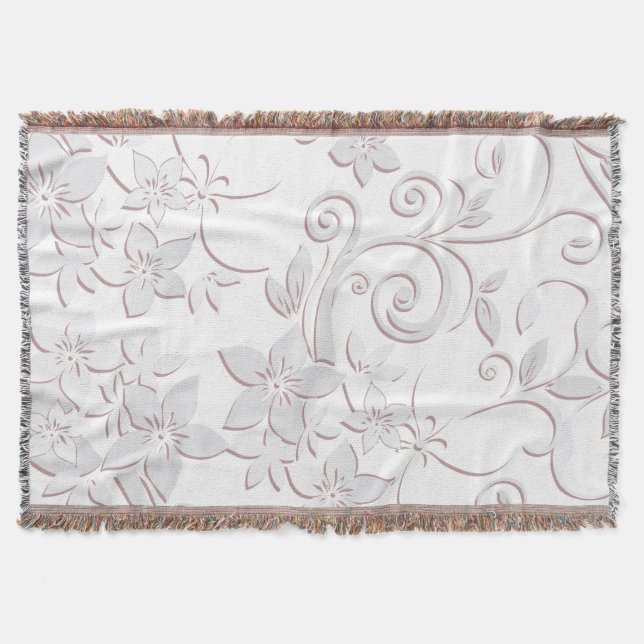 Cobertor Papel de parede para flores 1 (Frente)