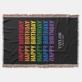 Cobertor Parabéns LGBT Orgulho LGBTQ Transgênero