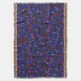 Cobertor Parece azul e cor-de-rosa texturizado na parede