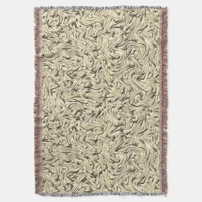 Cobertor Parece uma textura de parede em tons beges (Frente Vertical)