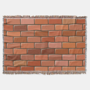 Cobertor parede de tijolos