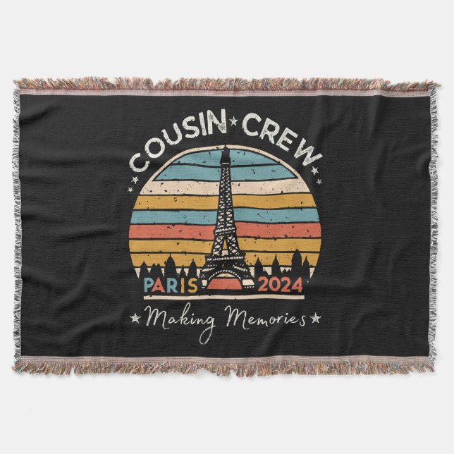 Cobertor Paris França Criando Memórias 2024 (Frente)