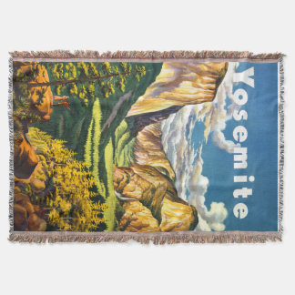 Cobertor Parque Nacional de Yosemite Califórnia Arte de Via