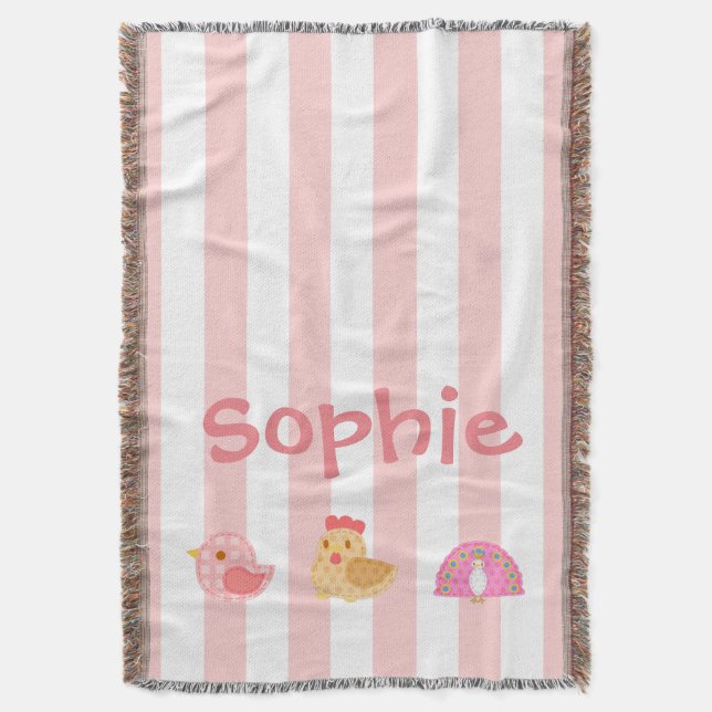 Cobertor Pássaros Bons E Bons (Frente Vertical)