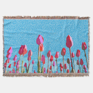 Cobertor Passe as tulipas comigo