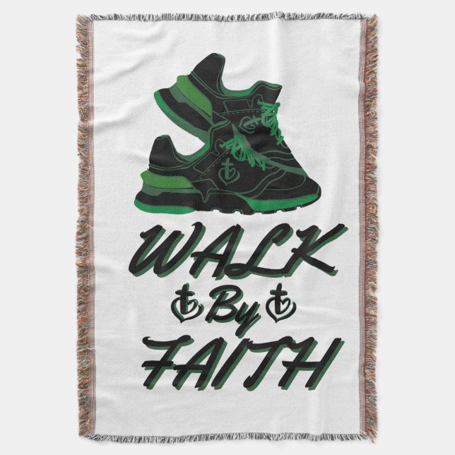 Cobertor Passo por Bíblia de Faith (Frente Vertical)