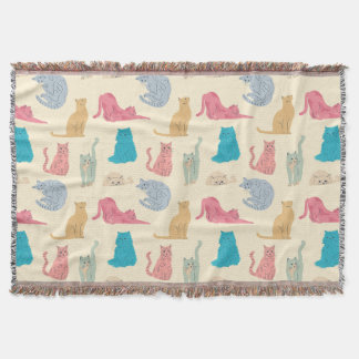 Cobertor Pastel Cats