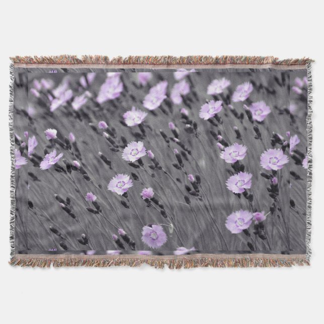 Cobertor Pastel Lilac Wildflower (Frente)