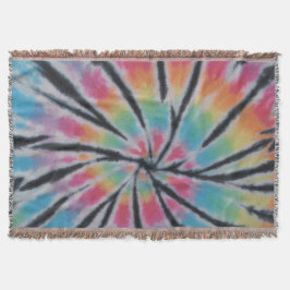 Cobertor Pastel Tie Dye Swirl