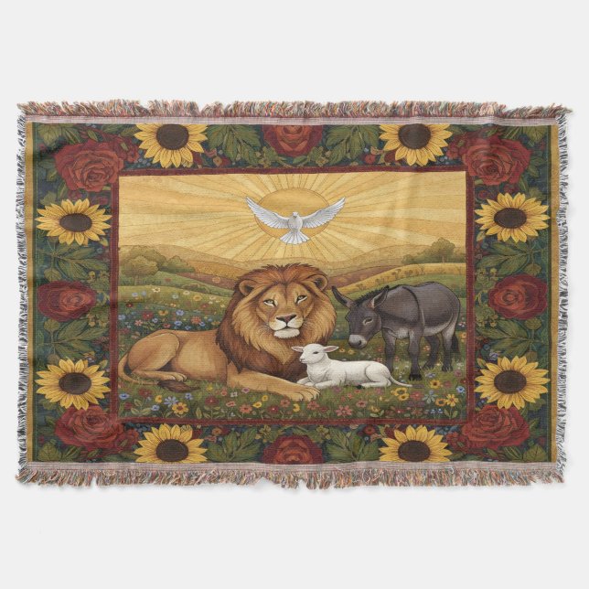 Cobertor Pastoral Peace Throw Blanket (Frente)