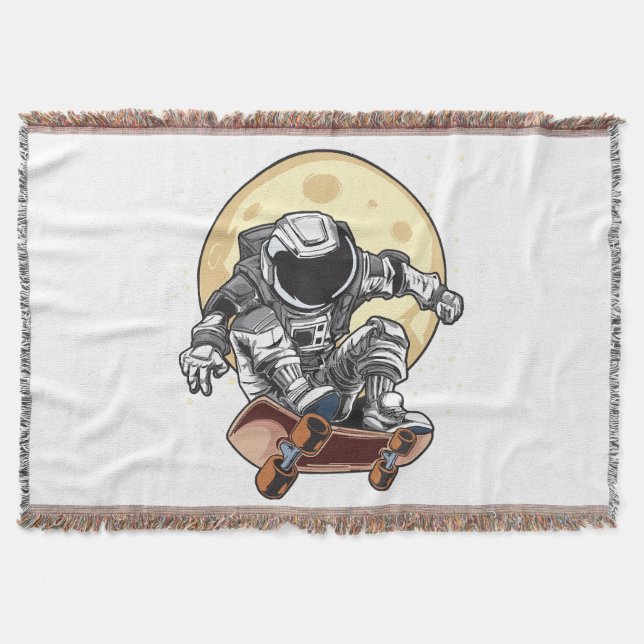Cobertor Patins Astronauta (Frente)