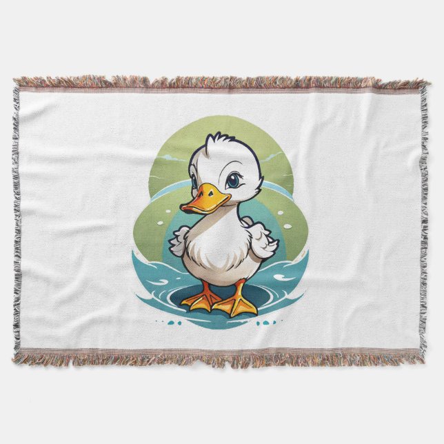 Cobertor pato branco (Frente)