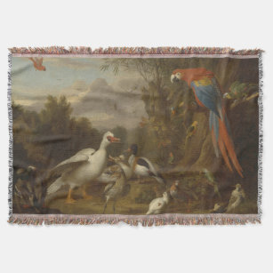 Cobertor Patos-de-Macaw e outras aves em Landsca