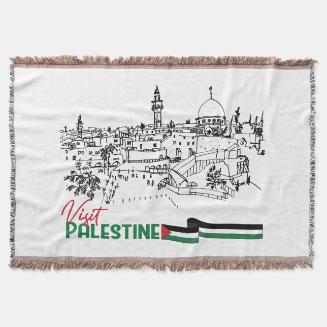 Cobertor Patrimônio e Esperança Palestinianos (Frente)