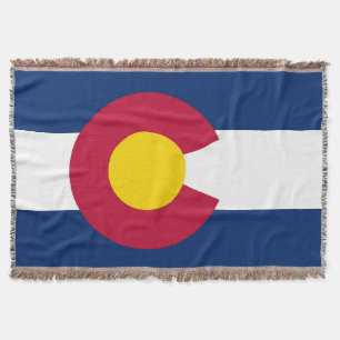 Cobertor Patriótico Impressão do Estado do Colorado